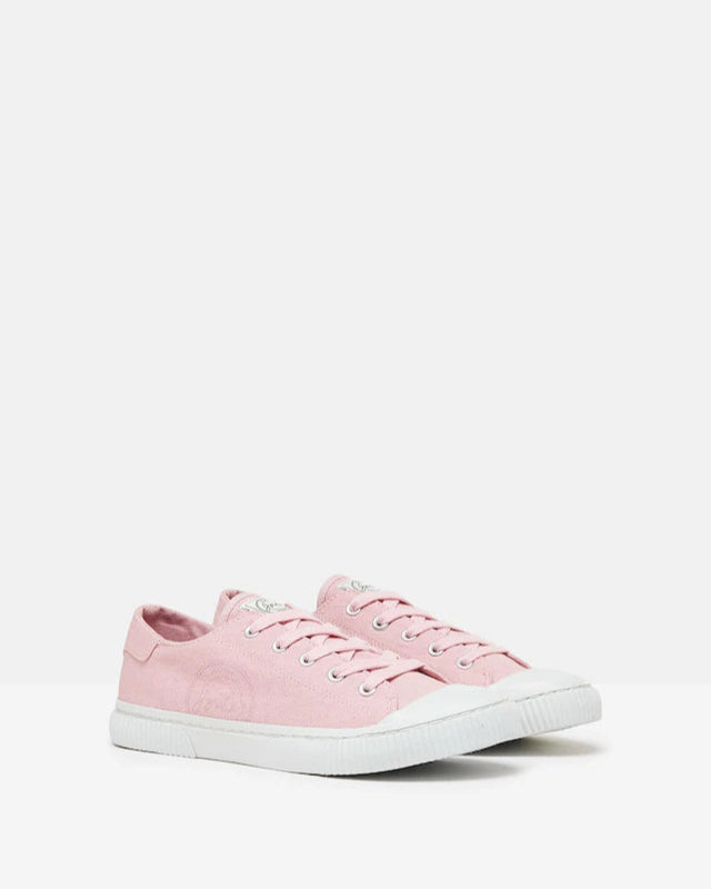 Joules Coast Pink Canvas Pumps