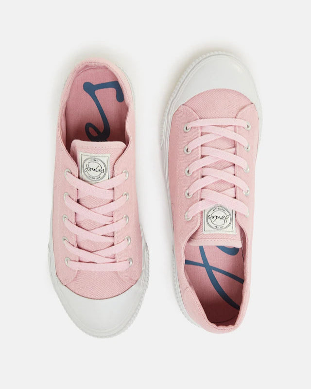 Joules Coast Pink Canvas Pumps