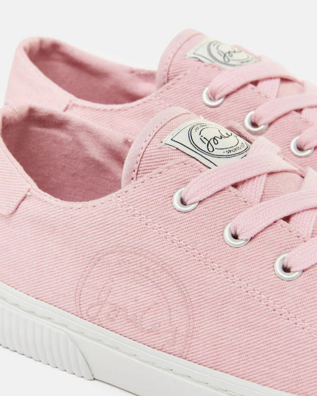 Joules Coast Pink Canvas Pumps