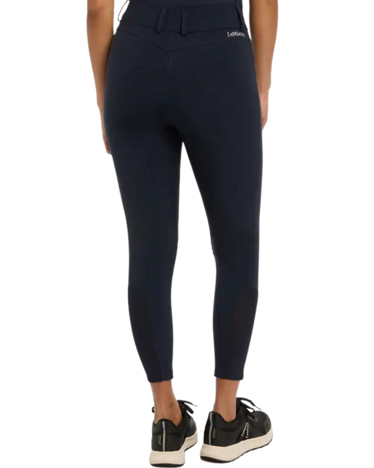 LEMIEUX VICTORIA Breech - Suede Seat Navy. Dressage Riding Pants by Equiflair.