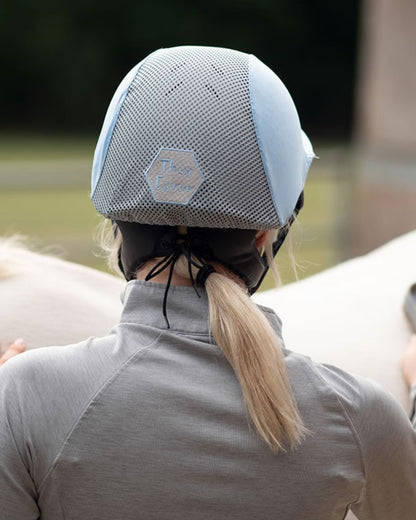 CHARLES OWEN ESME JS1 PRO HELMET - BABY BLUE: This Esme Edition Riding Helmet