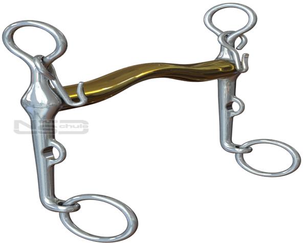 Neue Schule Starter Weymouth Bit - Mild Ergonomic Horse Bit for Sensitive Mouths - Dressage Weymouth