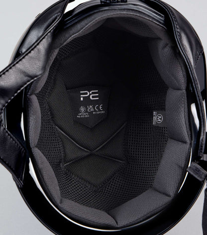 Premier Equine Artemis Jockey Skull Cap F20 Helmet Liner Black - Size M (56-58cm)