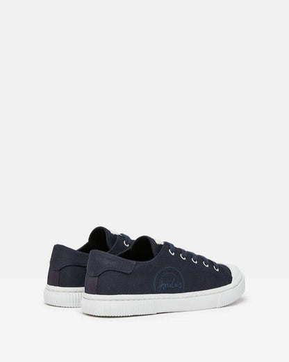 Joules Coast Navy Blue Canvas Pumps