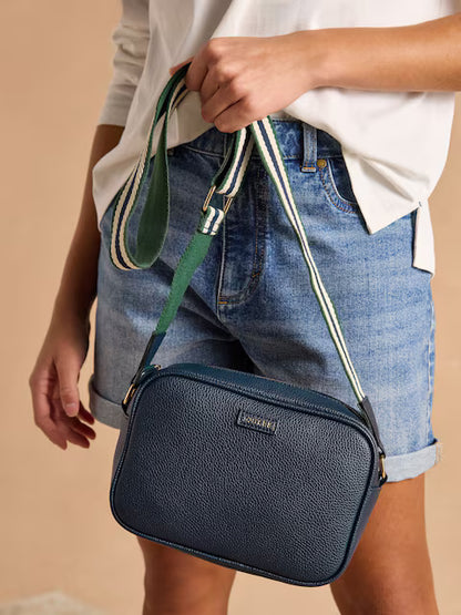 JOULES TRENT Navy Blue Cross Body Bag - Stylish Shoulder Bag with Adjustable Strap | Equiflair