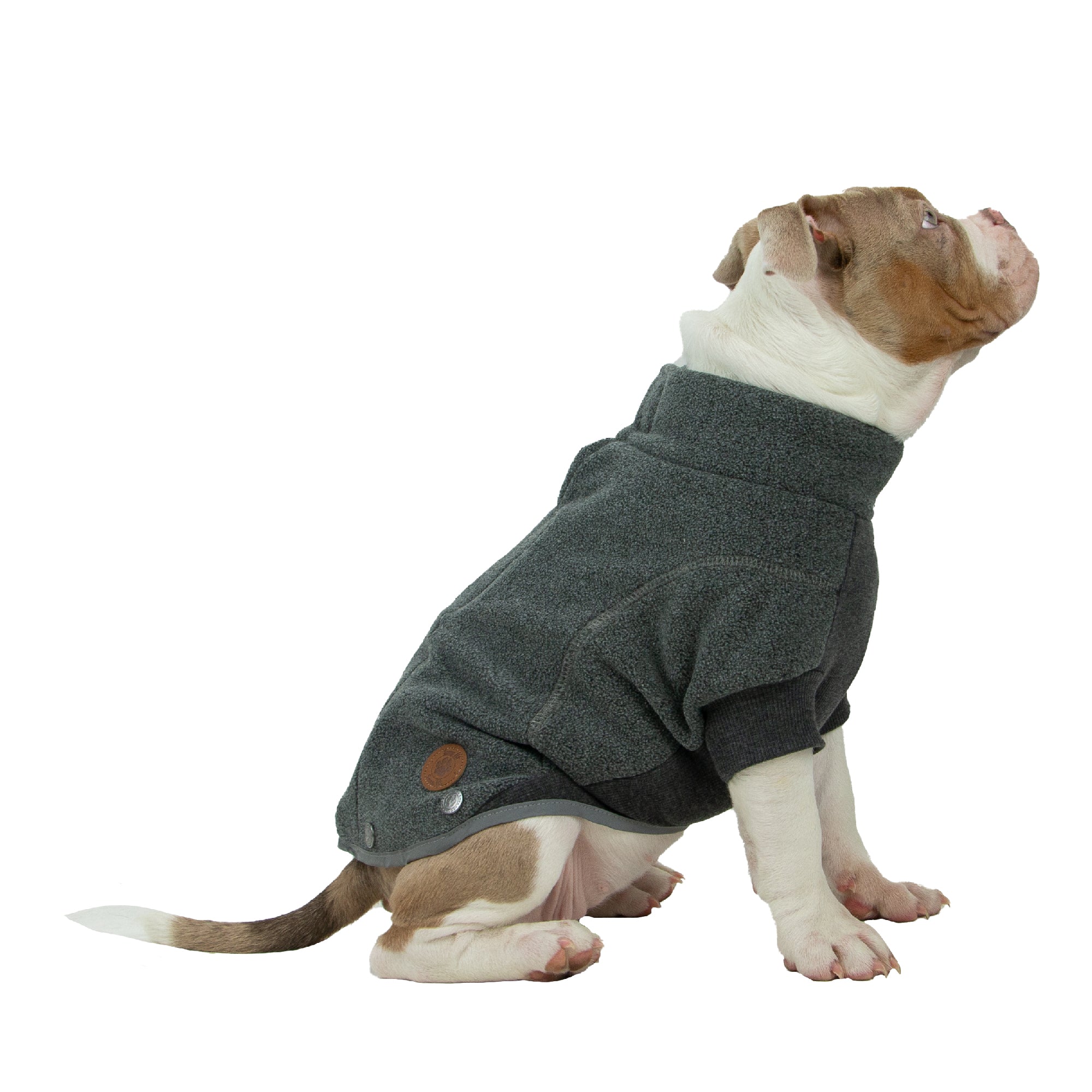 Ancol Polar Fleece Grey Dog Coat