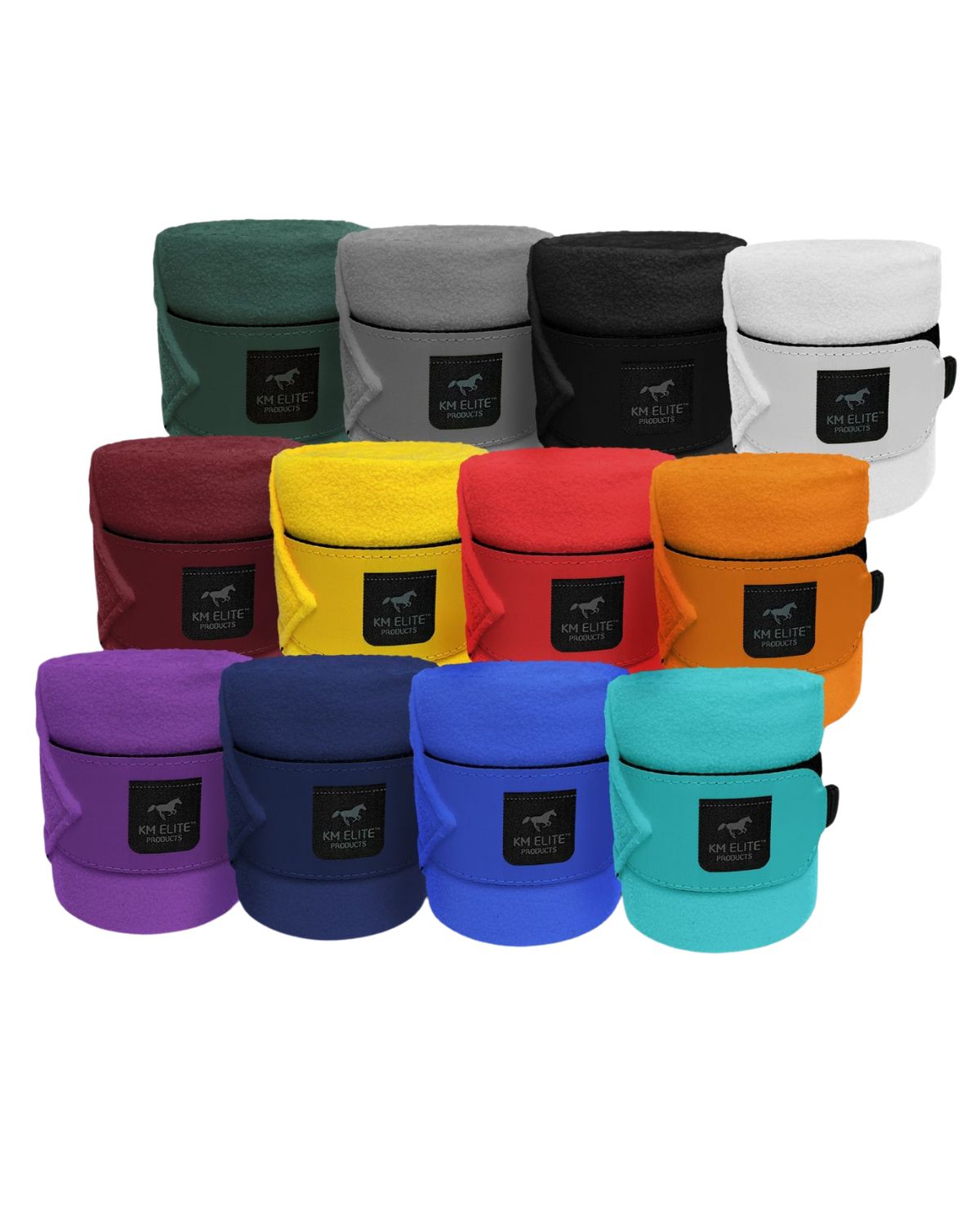 KM Elite Polo Exercise Bandages Blue