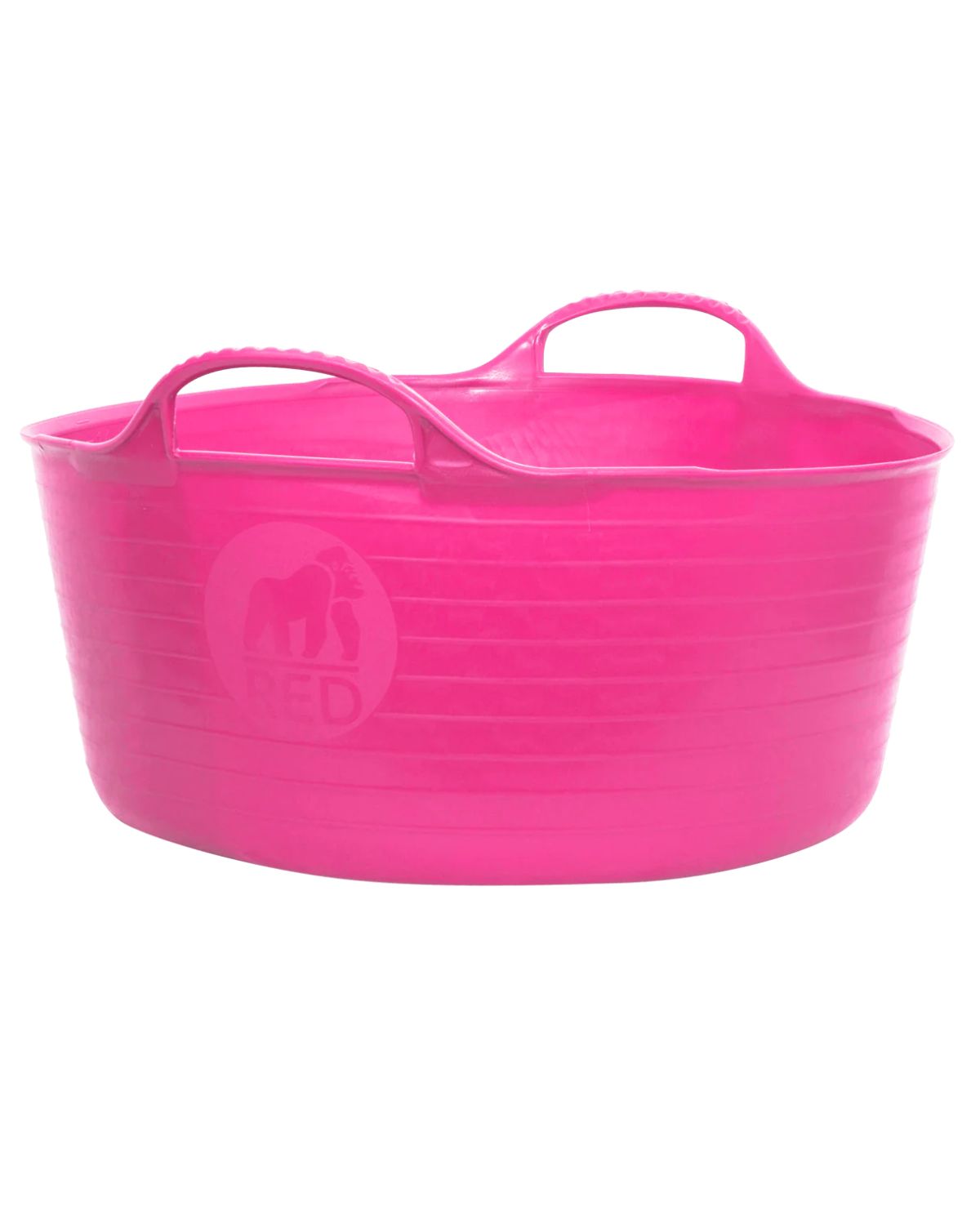 Pink Gorilla Tub - Small, Shallow, Flexible Tub by Red Gorilla. Multi-Purpose Storage and Mixing Container