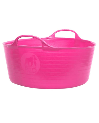 Pink Gorilla Tub - Small, Shallow, Flexible Tub by Red Gorilla. Multi-Purpose Storage and Mixing Container