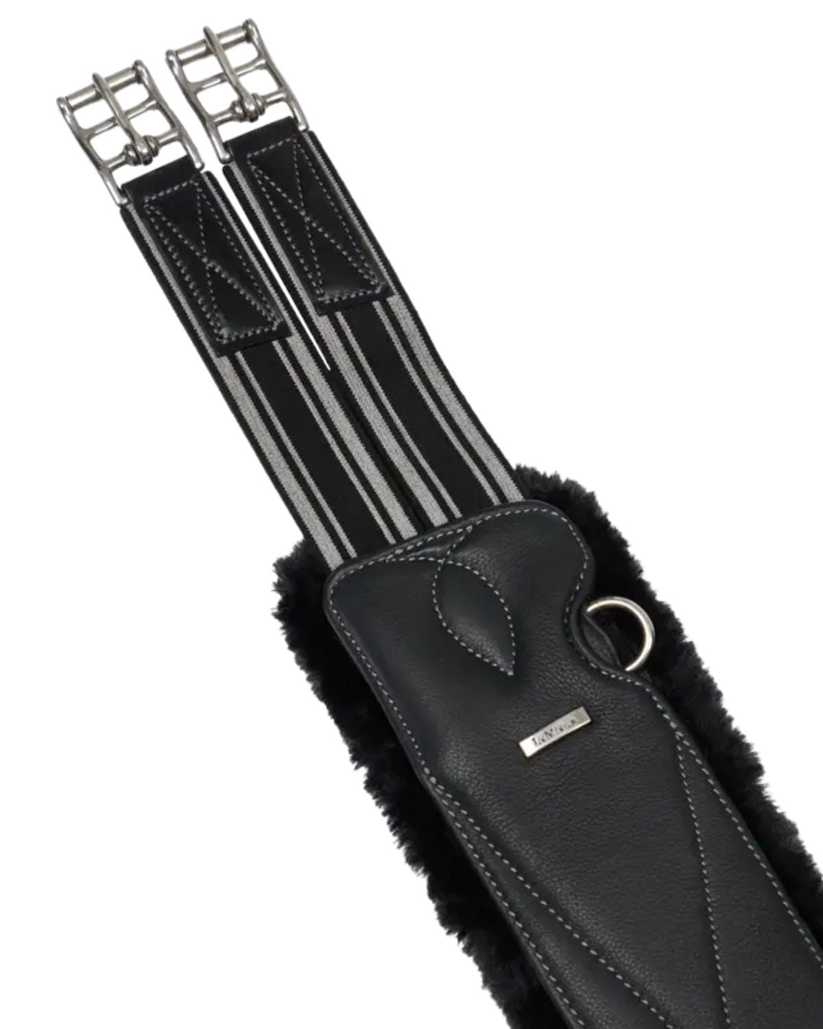 LeMieux Arika Simuwool Contoured Long Stud Girth Black