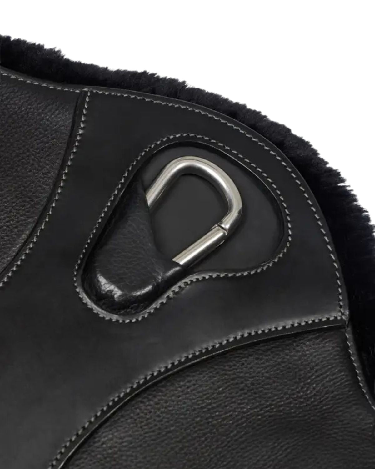 LeMieux Arika Simuwool Contoured Short Stud Girth Black