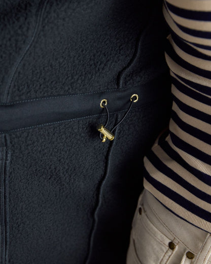 Joules Heritage Navy Longline Zip Through Fleece | Equiflair
