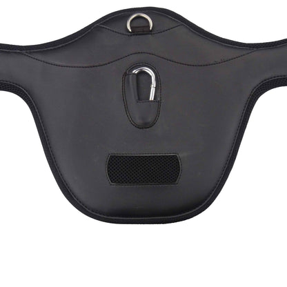 Apollo Air Breathe Anatomic Black Stud Girth for Horses - Padded, Breathable Horse Girth