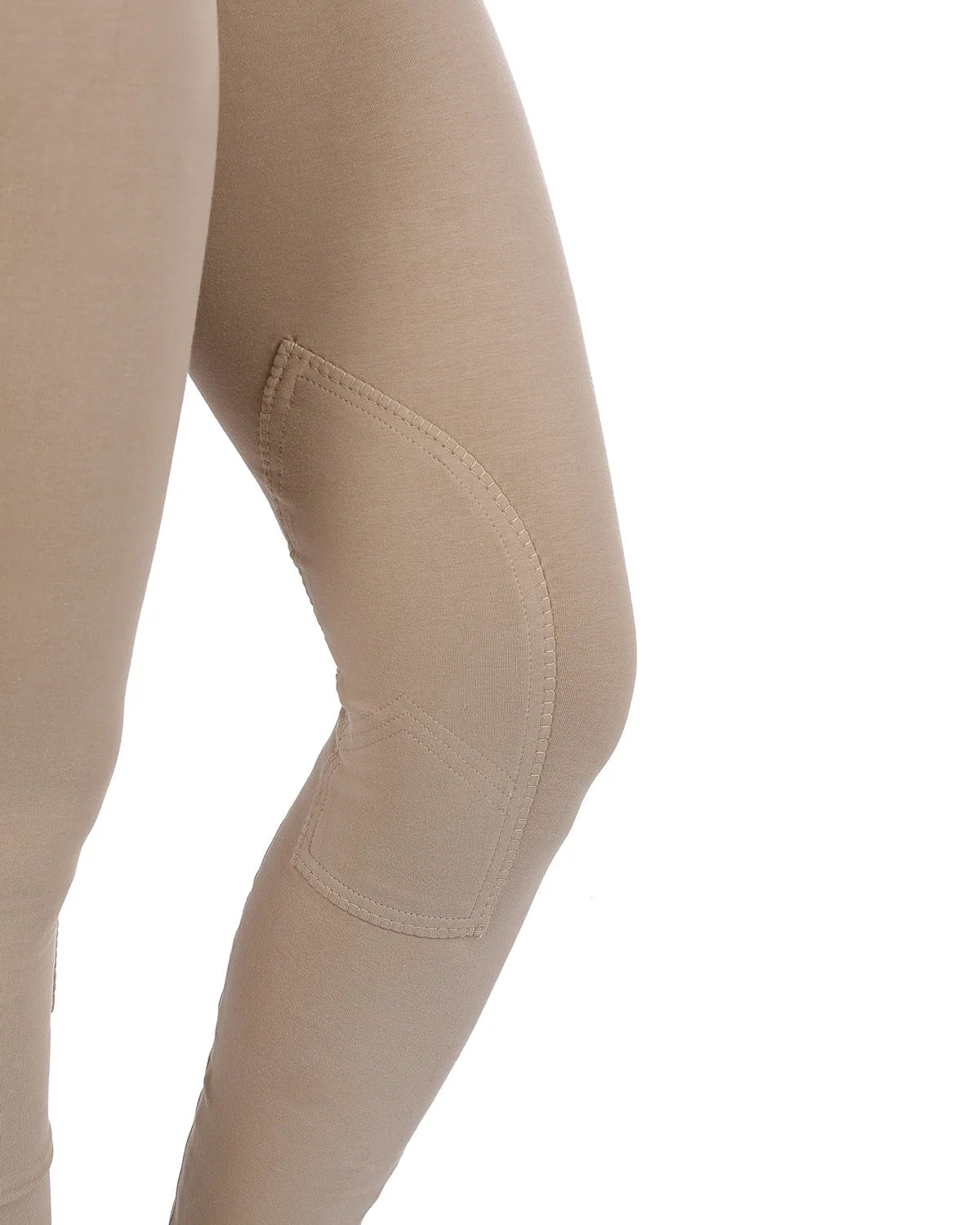 Equestro Selene Model Woman Breeches In Stretch Cotton Beige