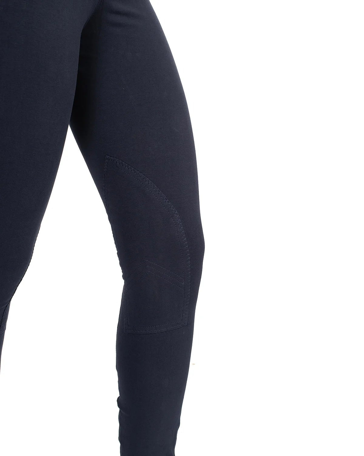 Equestro Selene Model Woman Breeches In Stretch Cotton Navy