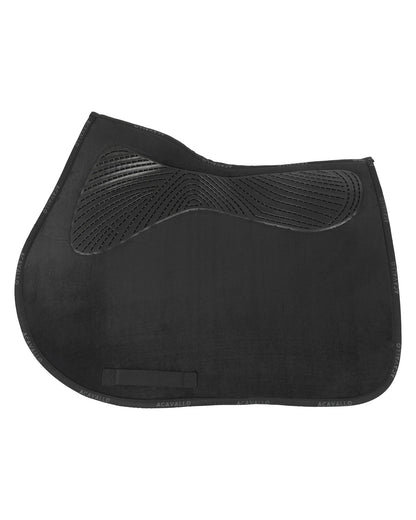 Acavallo Jumping Saddle Pad CW-CS Twin Sided Gel Grip Black