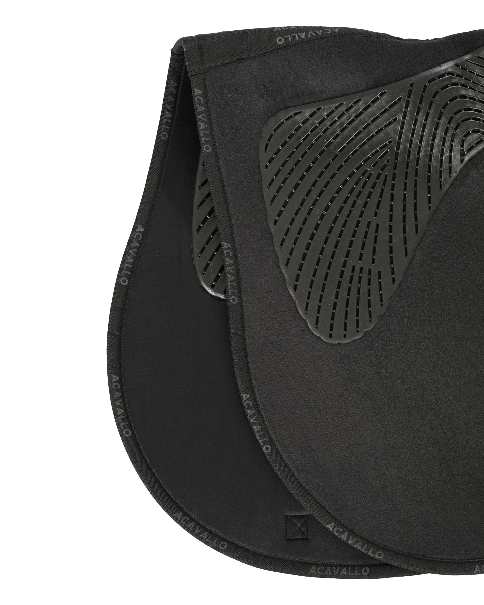 Acavallo Jumping Saddle Pad CW-CS Twin Sided Gel Grip Black