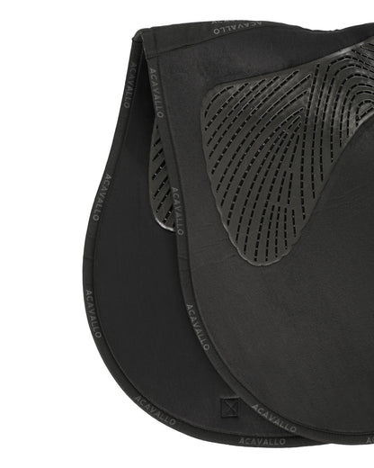 Acavallo Jumping Saddle Pad CW-CS Twin Sided Gel Grip Black