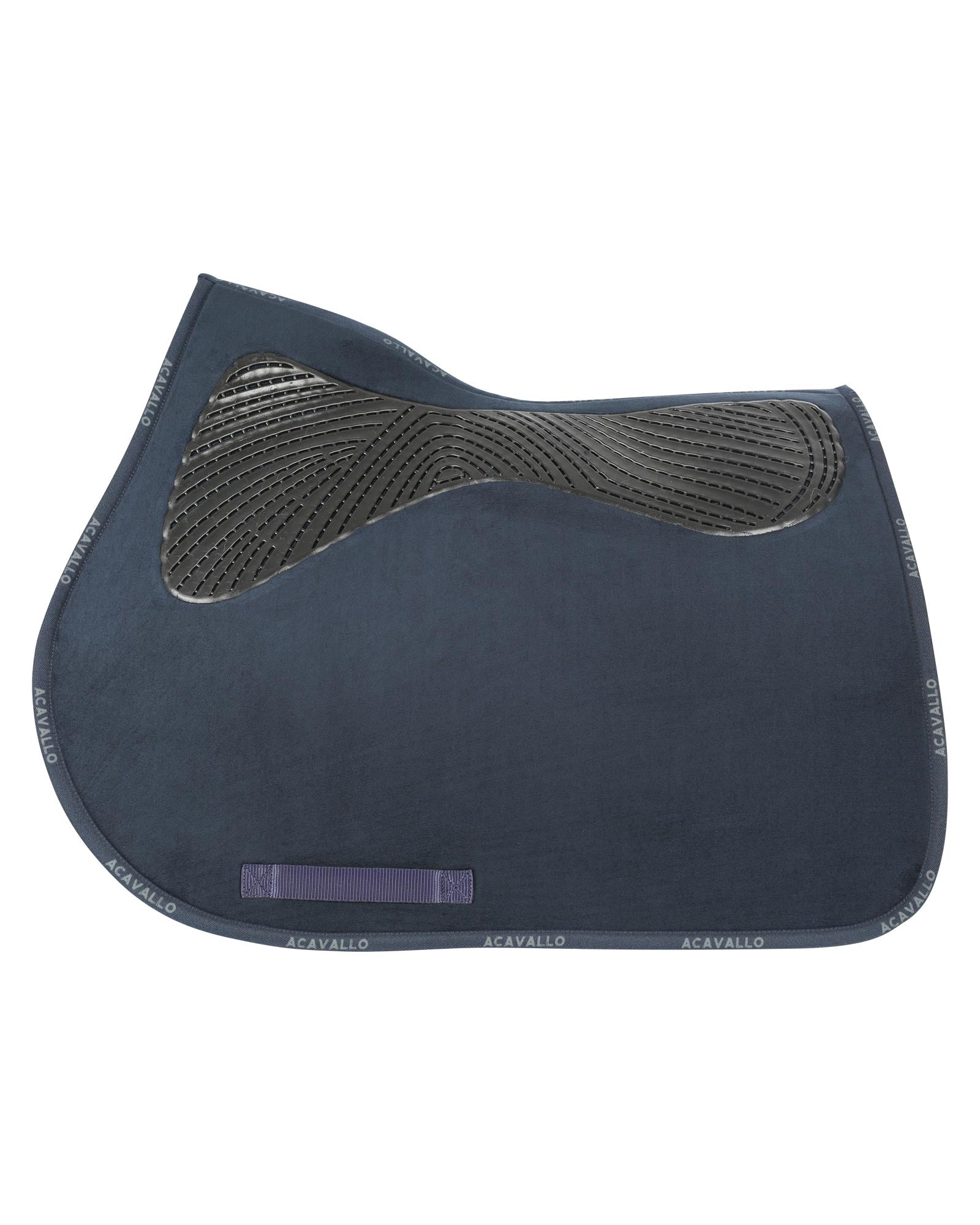 Acavallo Jumping Saddle Pad CW-CS Twin Sided Gel Grip Blue