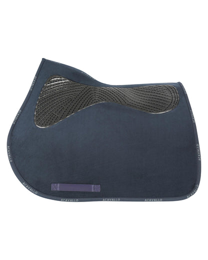 Acavallo Jumping Saddle Pad CW-CS Twin Sided Gel Grip Blue