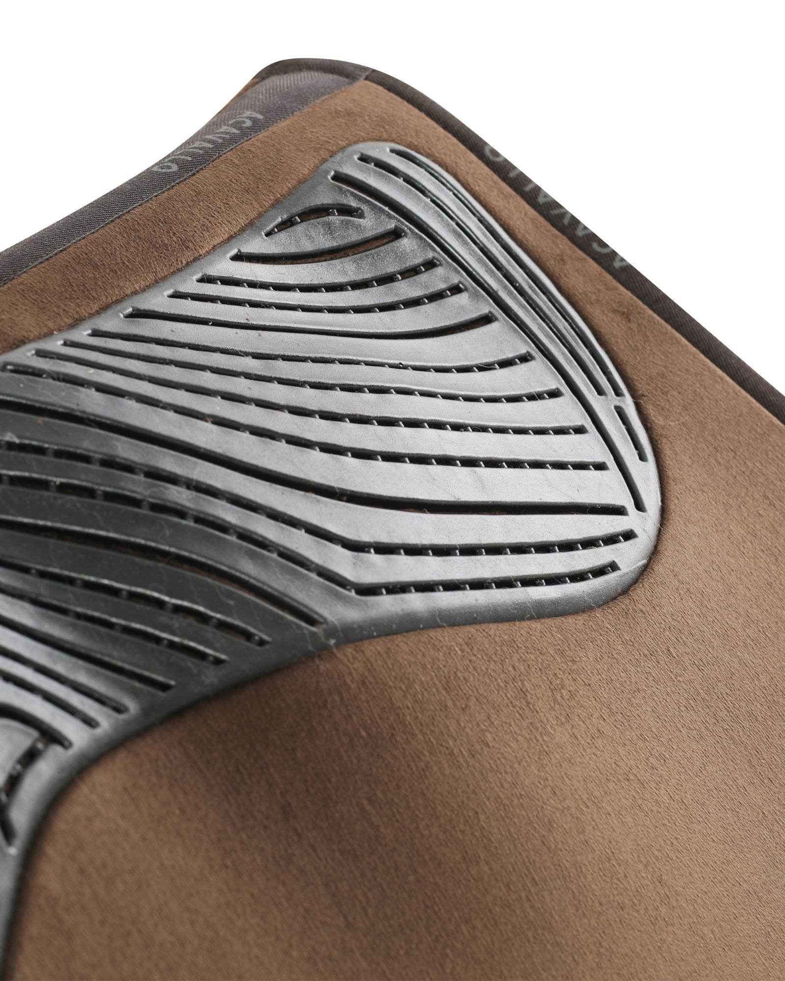 Acavallo Jumping Saddle Pad CW-CS Twin Sided Gel Grip Brown