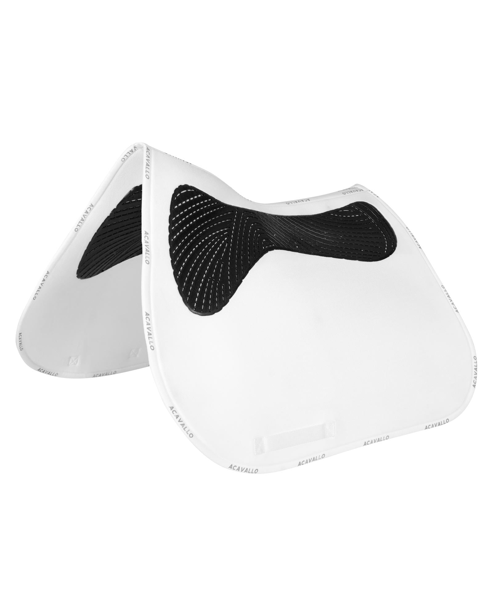 Acavallo Jumping Saddle Pad CW-CS Twin Sided Gel Grip White