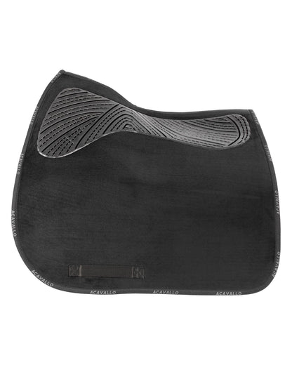 Acavallo Dressage Saddle Pad CW-CS Twin Sided Gel Grip Black