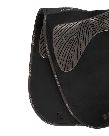 Acavallo Dressage Saddle Pad CW-CS Twin Sided Gel Grip Black