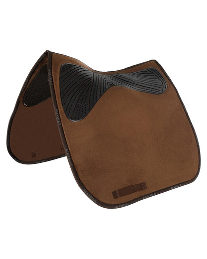 Acavallo Dressage Saddle Pad CW-CS Twin Sided Gel Grip Brown