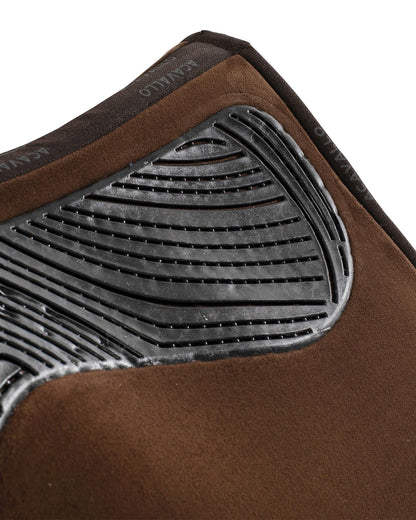 Acavallo Dressage Saddle Pad CW-CS Twin Sided Gel Grip Brown