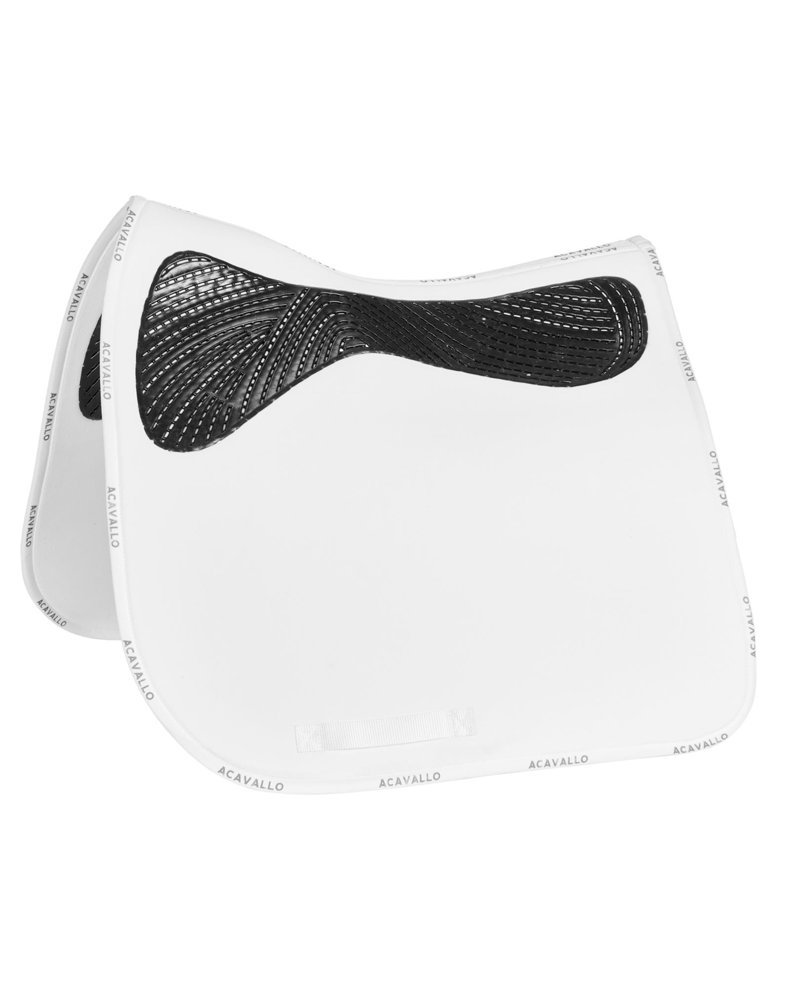 Acavallo Dressage Saddle Pad CW-CS Twin Sided Gel Grip White