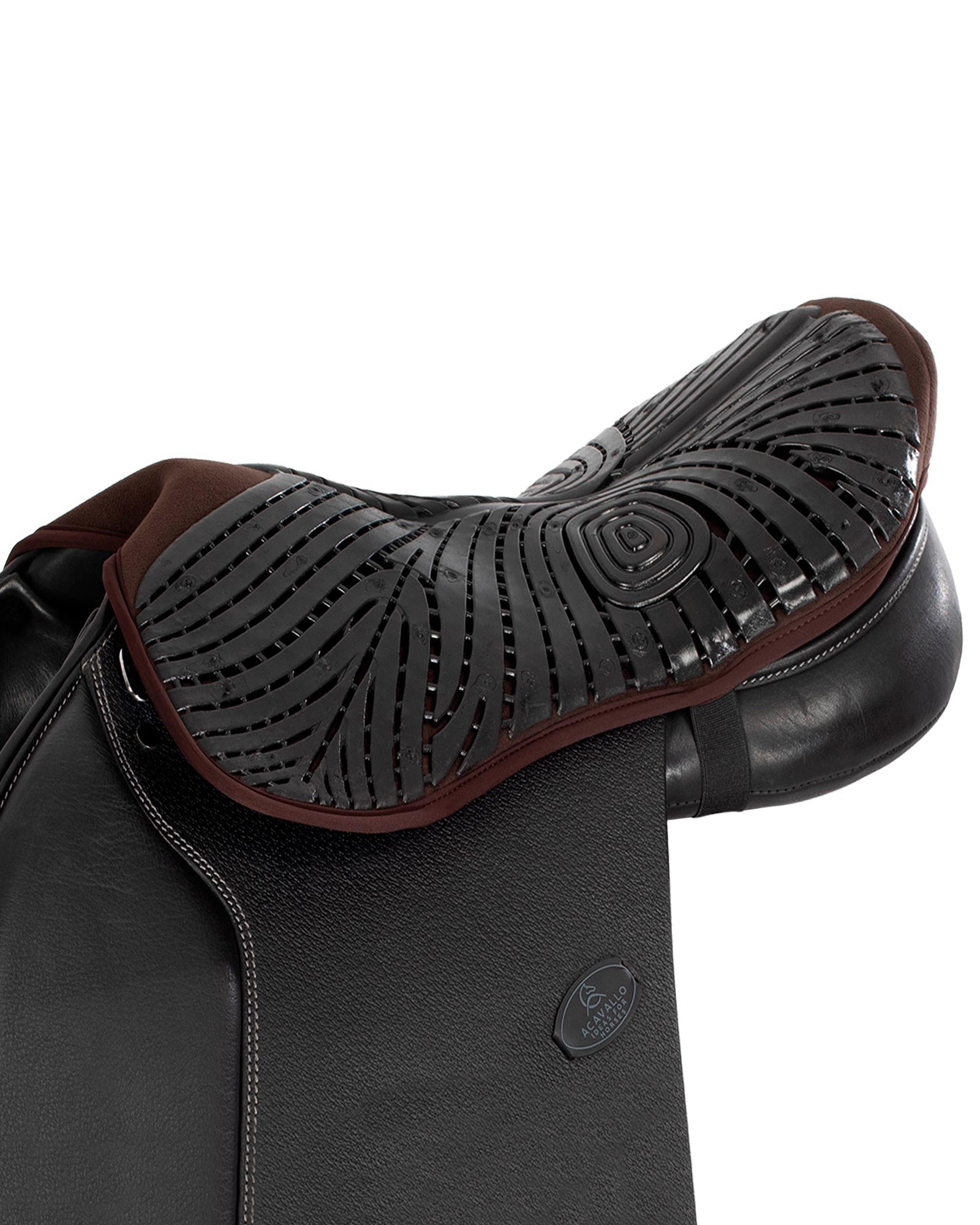 Acavallo Standard Seat Saver Jumping Air Plus Gel-Out Dri-Lex 10mm Brown