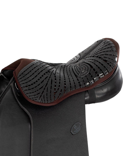 Acavallo Standard Seat Saver Jumping Air Plus Gel-Out Dri-Lex 10mm Brown