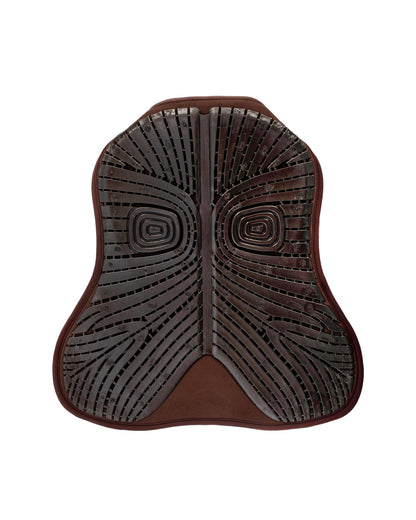 Acavallo Standard Seat Saver Jumping Air Plus Gel-Out Dri-Lex 10mm Brown
