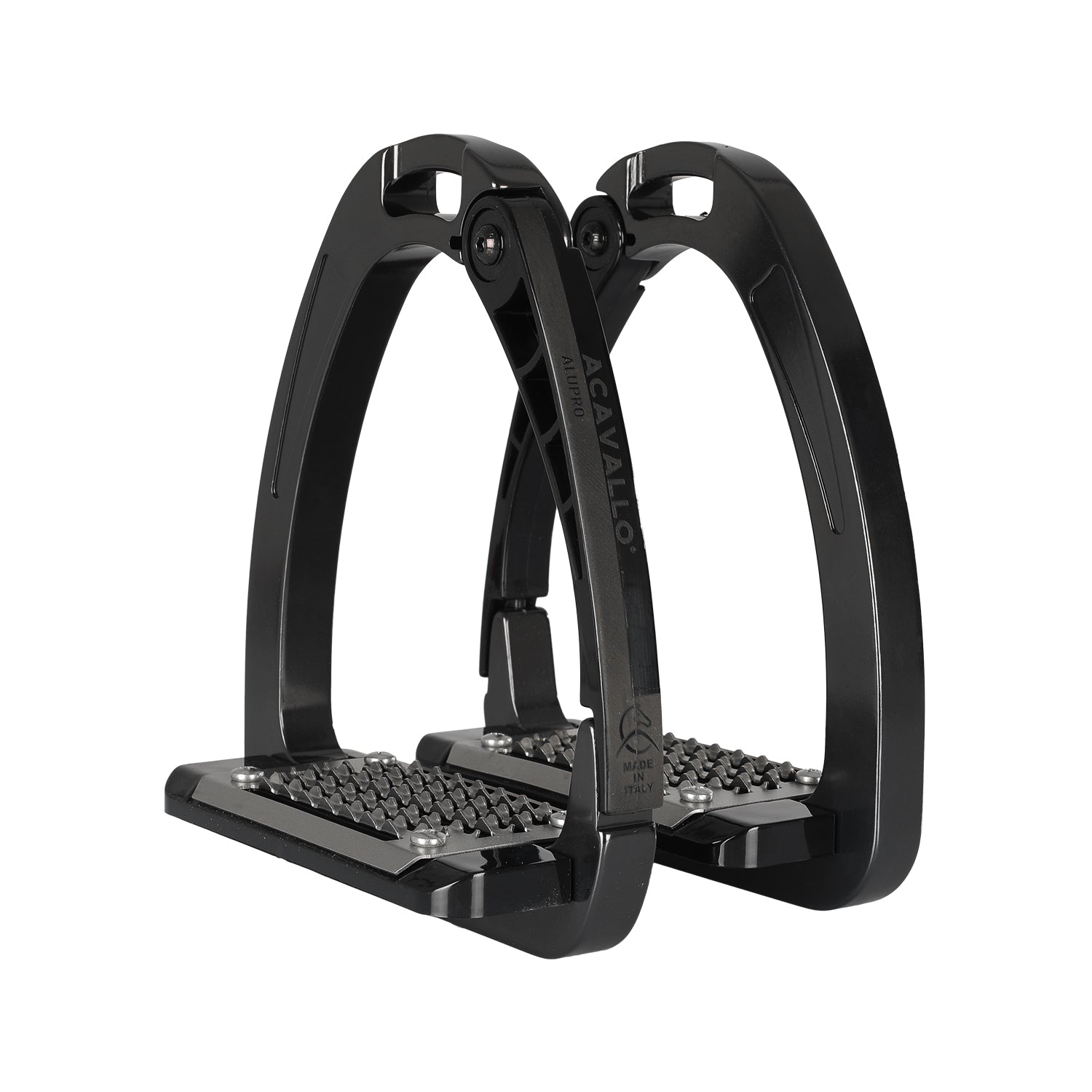 Acavallo Arena Alupro Stirrups Charcoal