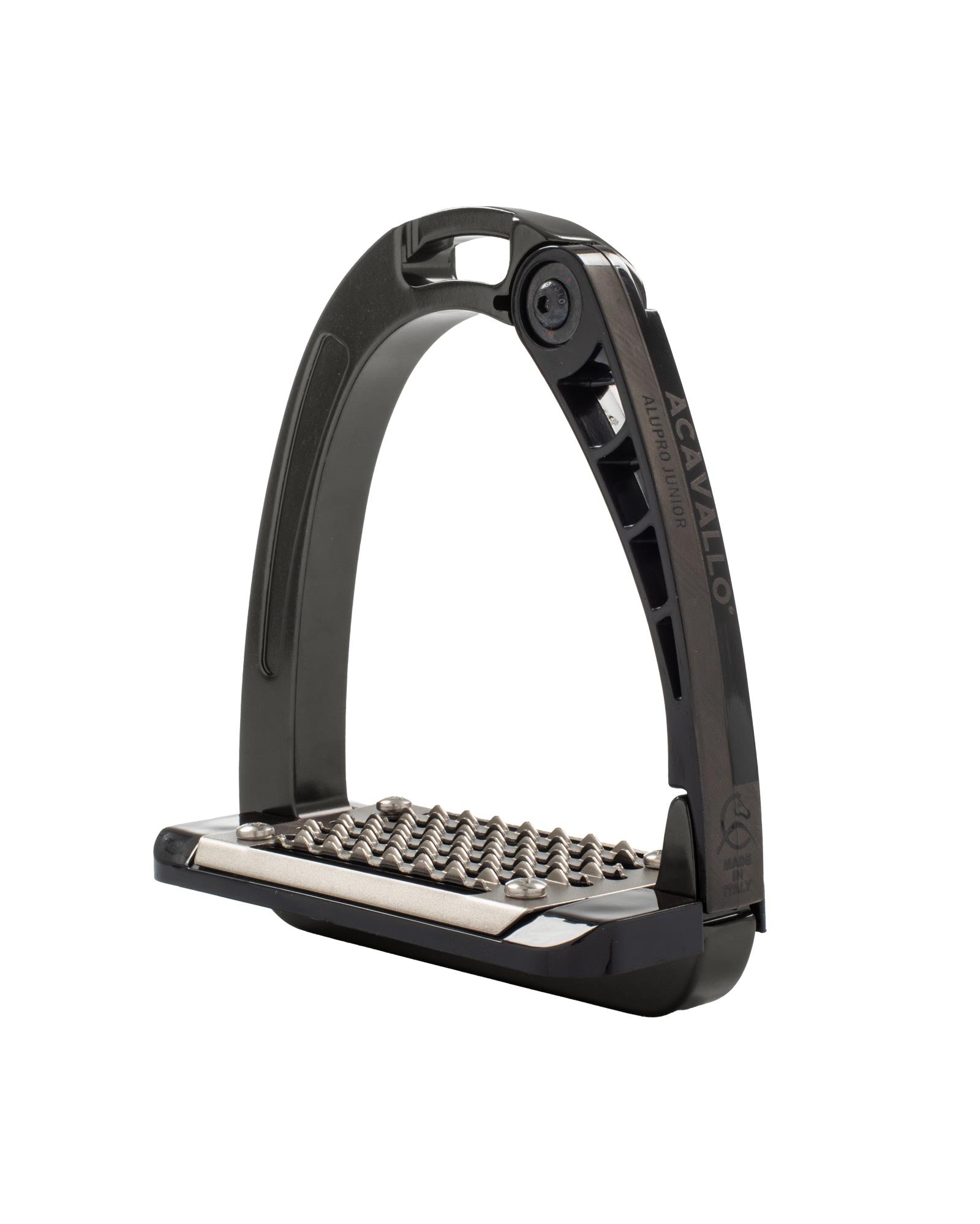 Acavallo Arena Alupro Junior Stirrups Charcoal - Stirrup Irons location-31143526467-outofstock…
