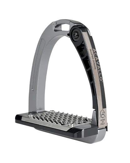 Acavallo Arena Alupro Junior Stirrups Titanium - Stirrup Irons location-31143526467-outofstock…