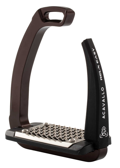 Acavallo Rel-X Easy Stirrups Brown