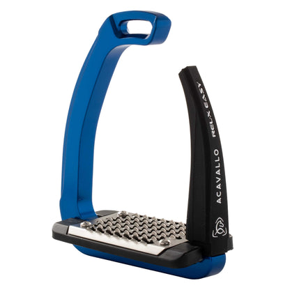 Acavallo Rel-X Easy Stirrups Blue