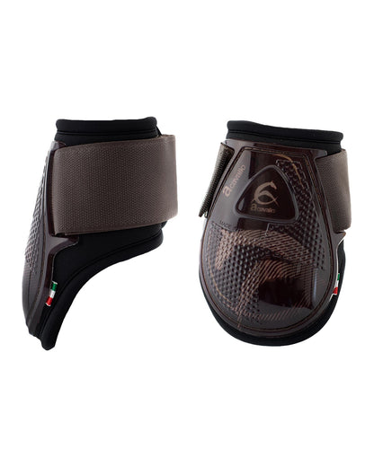 Acavallo Opera Young Fetlock Boots Classic Gel Brown/Titanium Gold