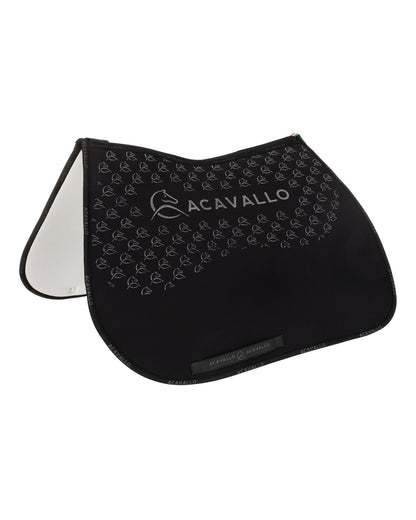Acavallo Jumping Saddle Pad CW-CS Bamboo Silicone Grip Black/Black