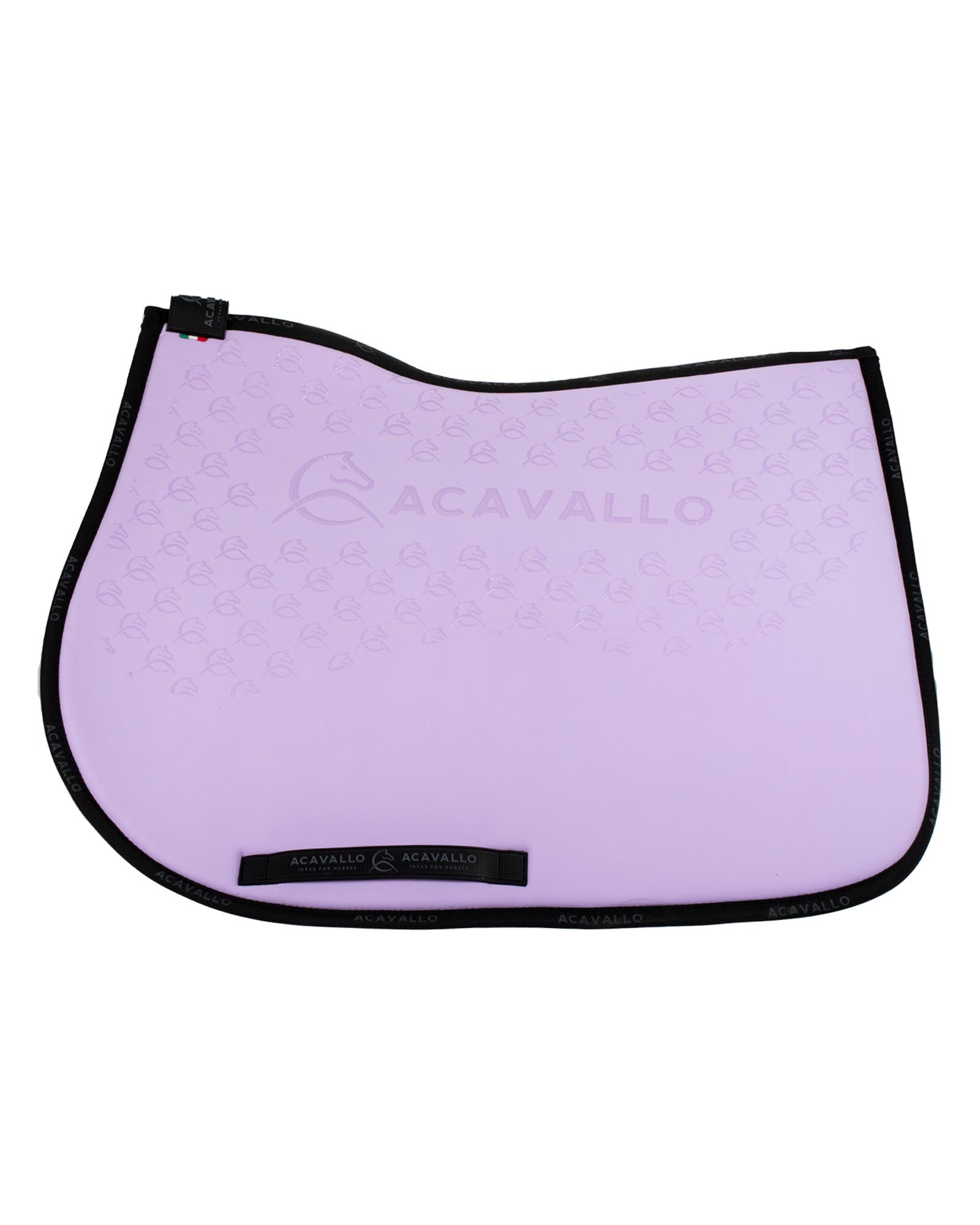 Acavallo Jumping Saddle Pad CW-CS Bamboo Silicone Grip Lilac/Black