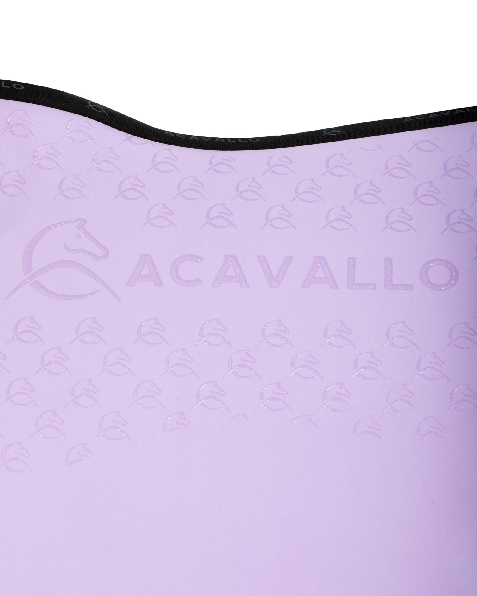 Acavallo Jumping Saddle Pad CW-CS Bamboo Silicone Grip Lilac/Black