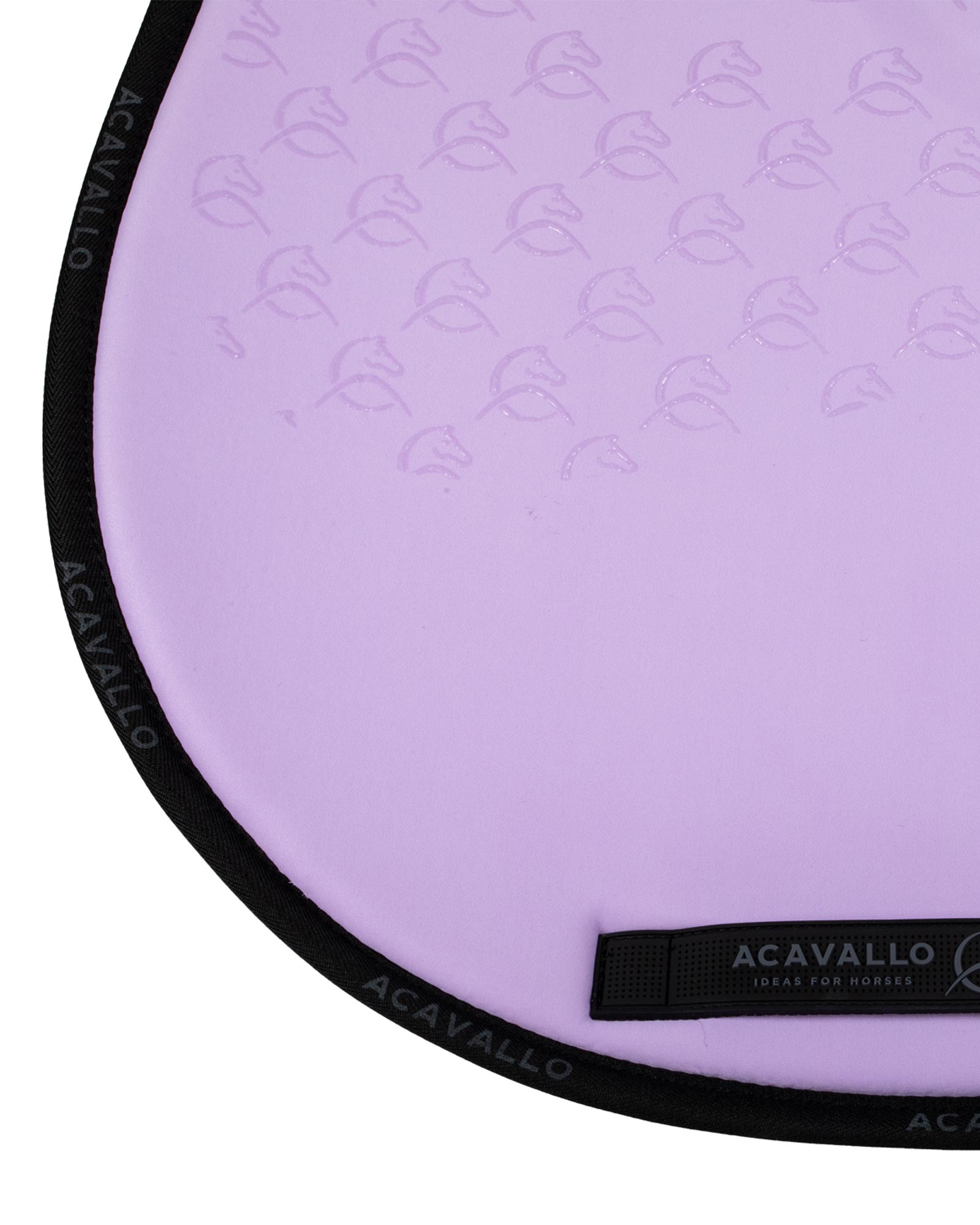 Acavallo Jumping Saddle Pad CW-CS Bamboo Silicone Grip Lilac/Black