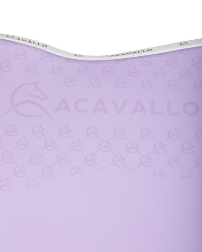 Acavallo Jumping Saddle Pad CW-CS Bamboo Silicone Grip Lilac/White