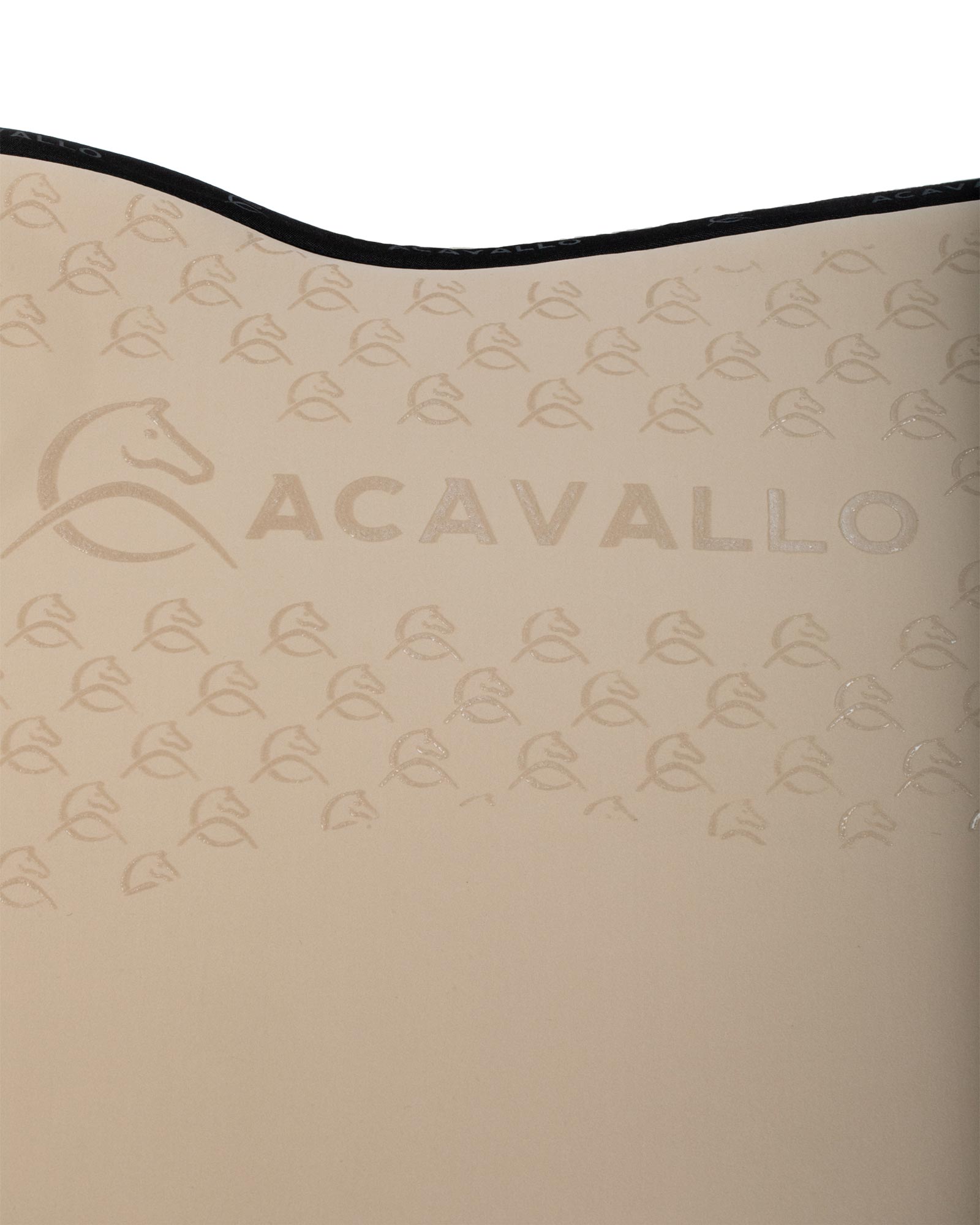 Acavallo Jumping Saddle Pad CW-CS Bamboo Silicone Grip Sand/Black