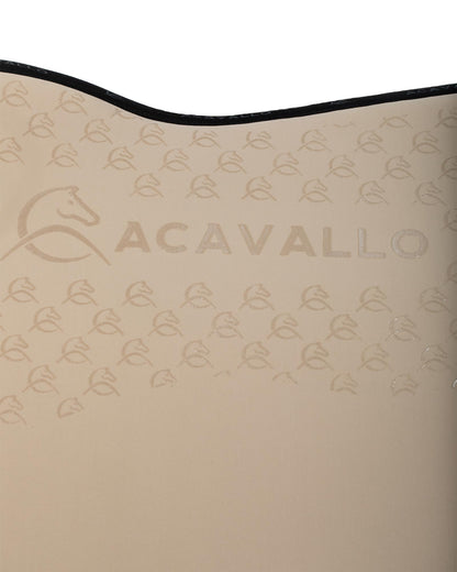 Acavallo Jumping Saddle Pad CW-CS Bamboo Silicone Grip Sand/Black