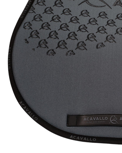 Acavallo Jumping Saddle Pad CW-CS Bamboo Silicone Grip Smoke Dore/Black