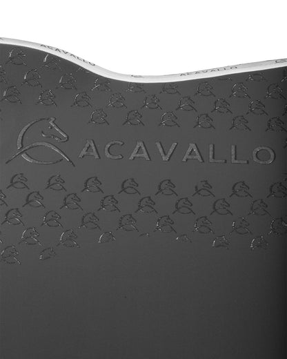 Acavallo Jumping Saddle Pad CW-CS Bamboo Silicone Grip Smoke Dore/White