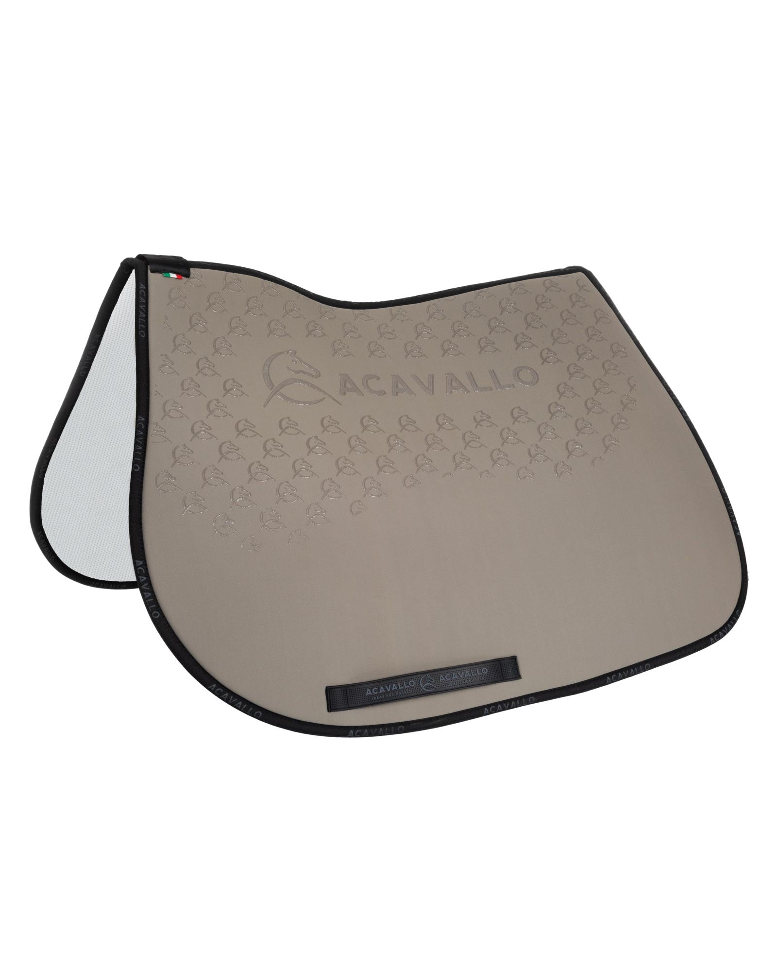 Acavallo Jumping Saddle Pad CW-CS Bamboo Silicone Grip Terra/Black